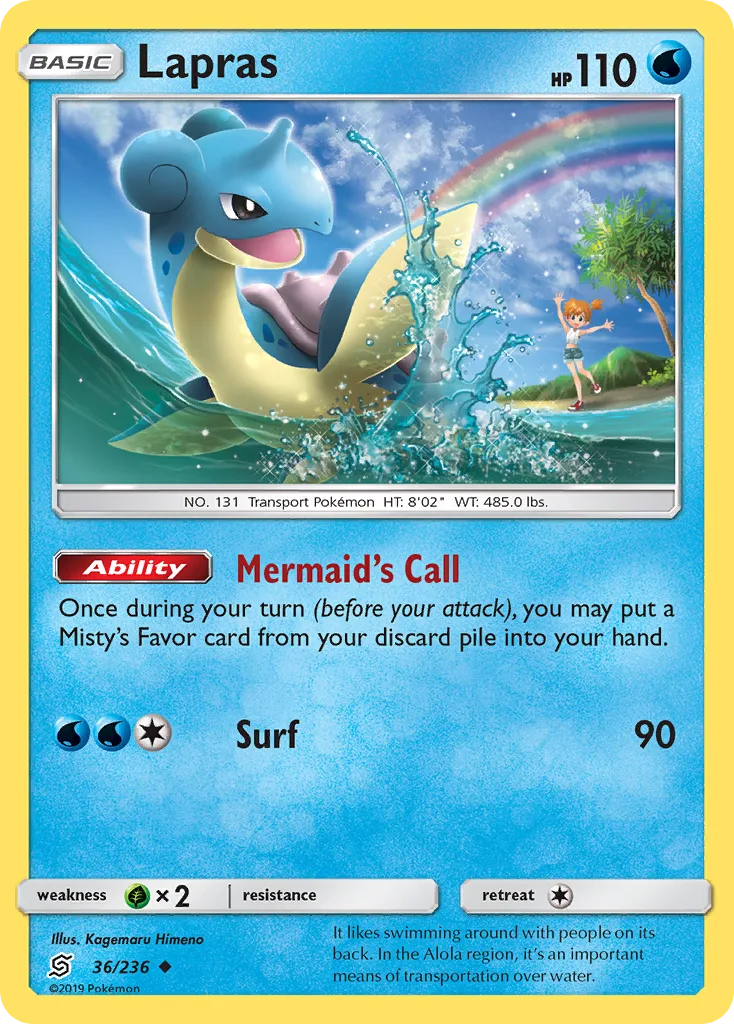 Lapras, Unified Minds #36/236