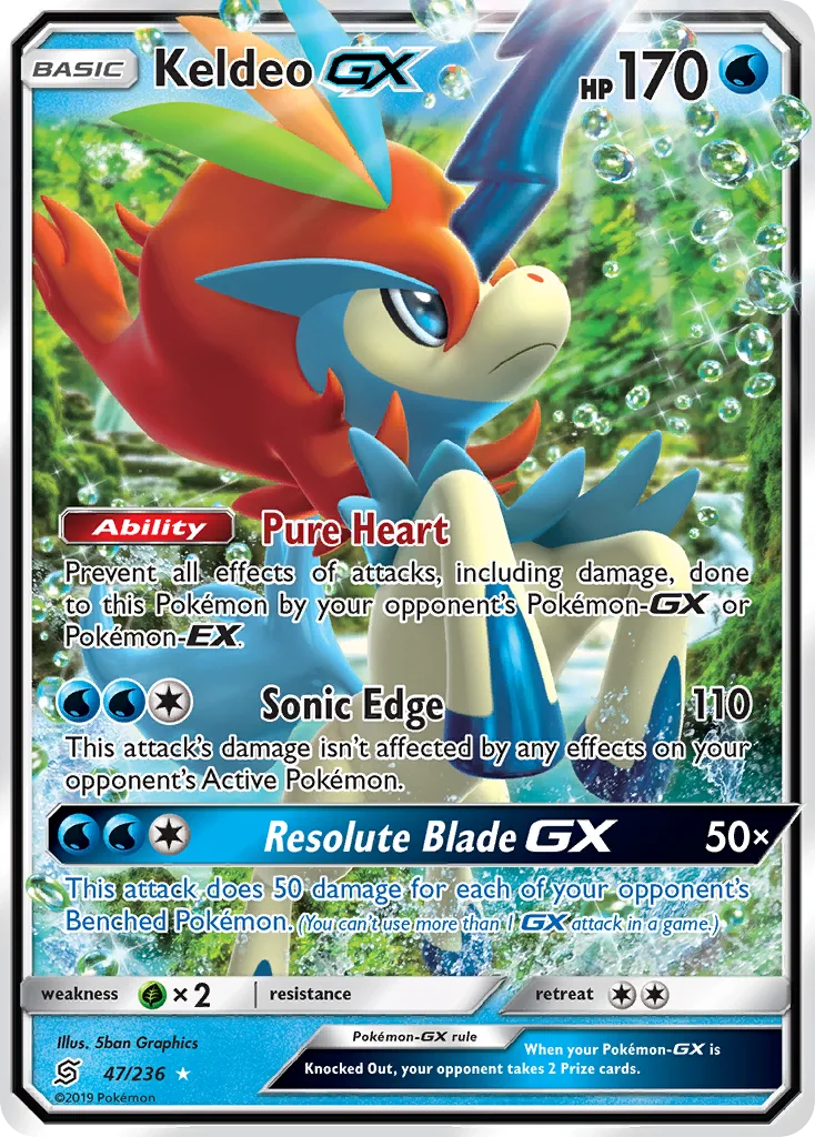 Keldeo-GX, Unified Minds #47/236