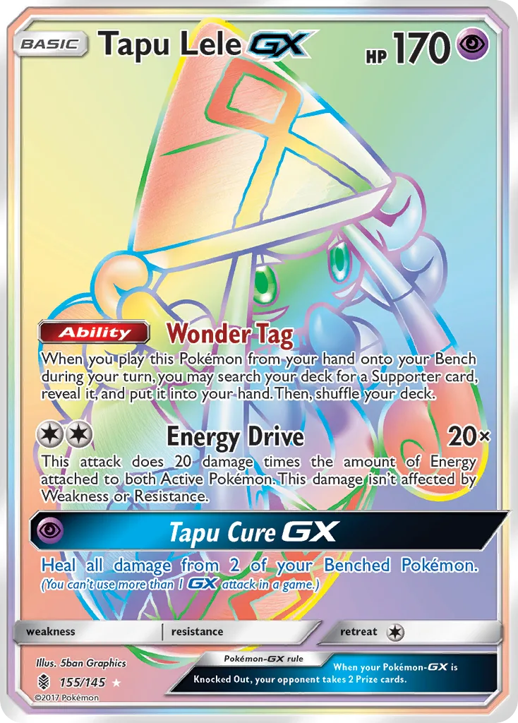 Tapu Lele-GX, Guardians Rising #155/145