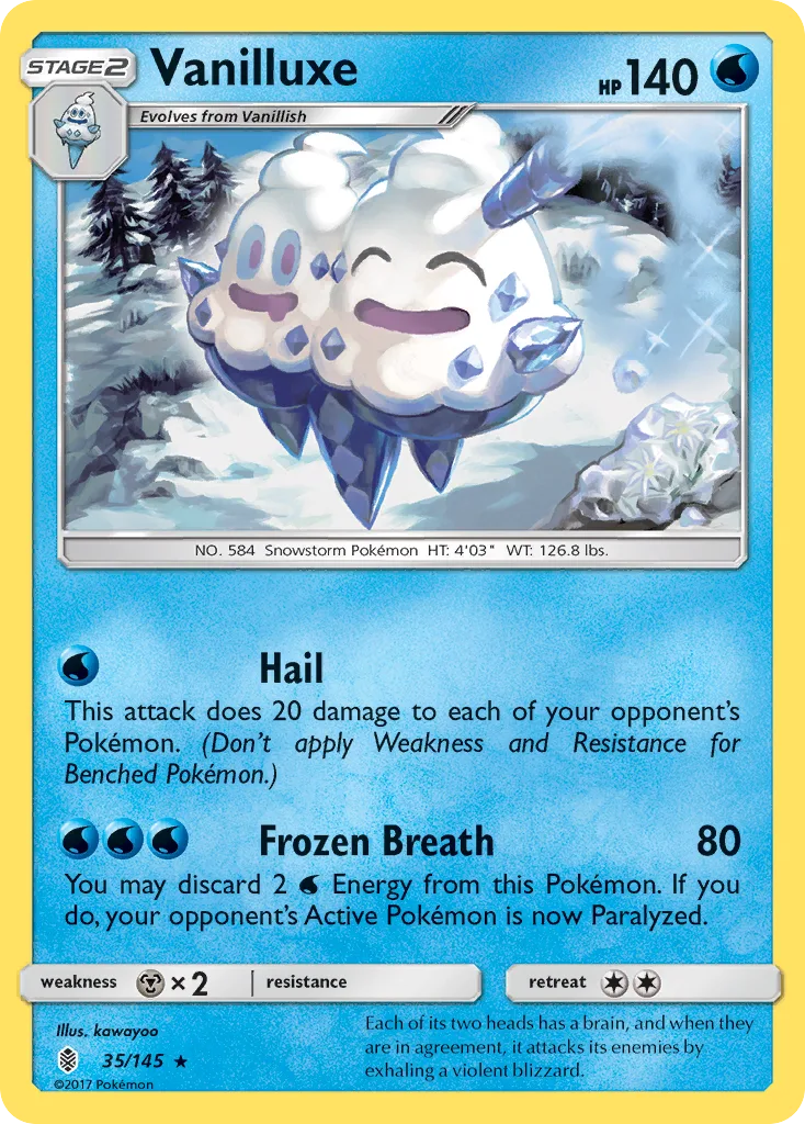 Vanilluxe, Guardians Rising #35/145
