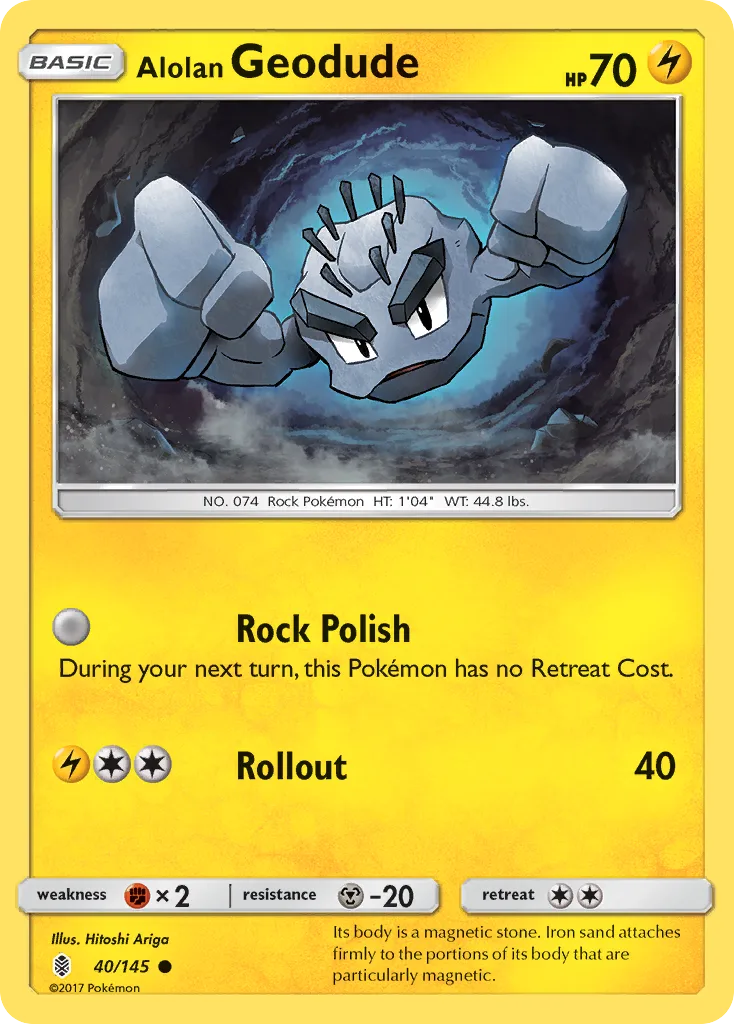 Alolan Geodude, Guardians Rising #40/145
