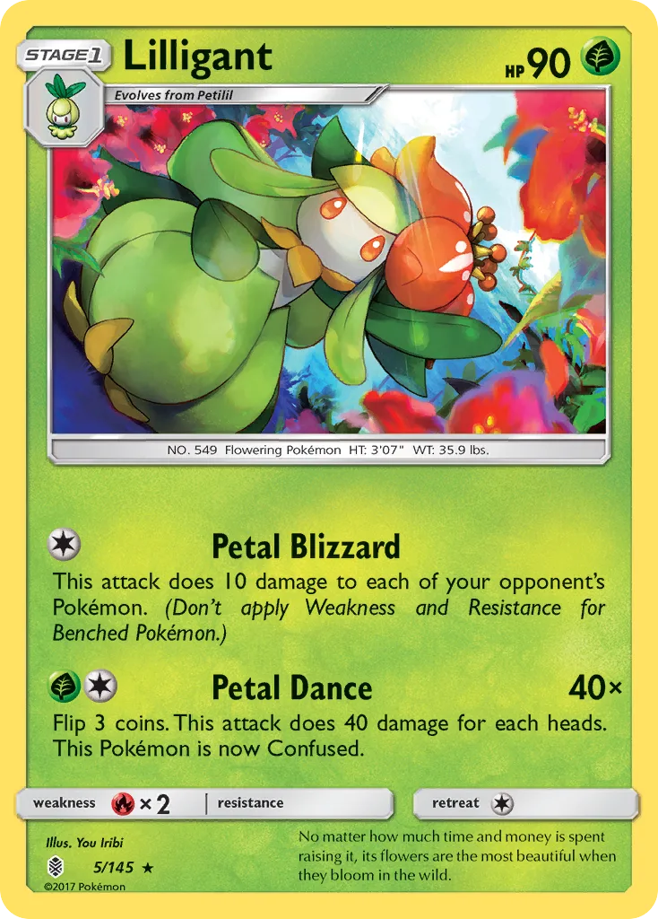 Lilligant, Guardians Rising #5/145