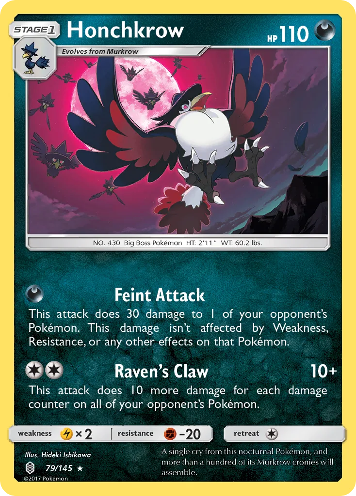 Honchkrow, Guardians Rising #79/145