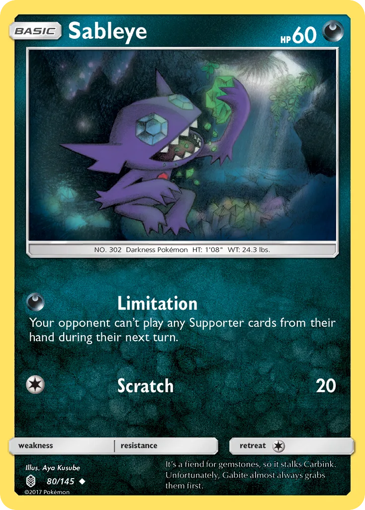 Sableye, Guardians Rising #80/145