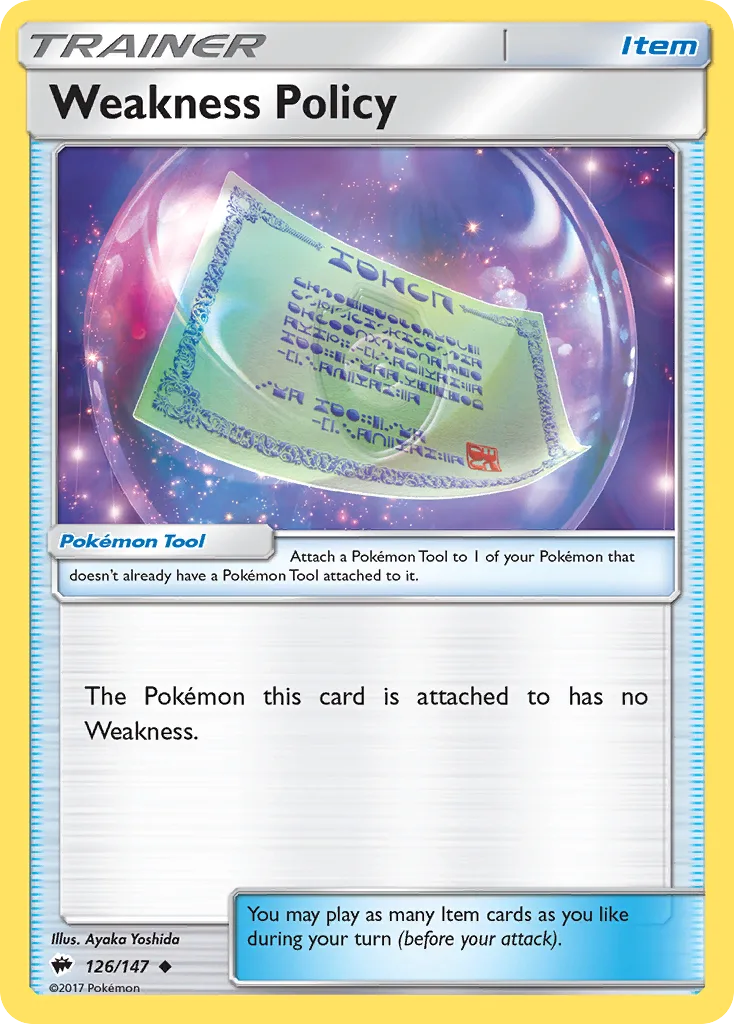 Weakness Policy, Burning Shadows #126/147