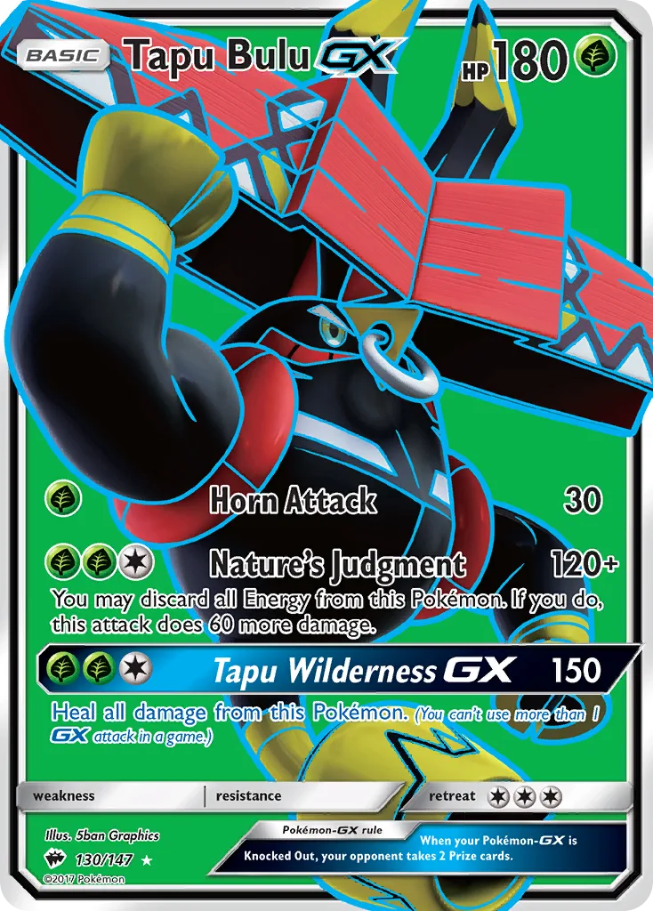 Tapu Bulu-GX, Burning Shadows #130/147