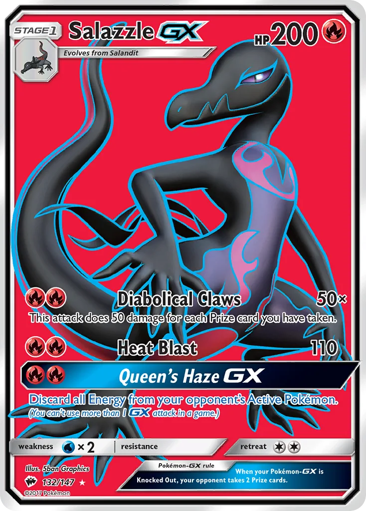 Salazzle-GX, Burning Shadows #132/147