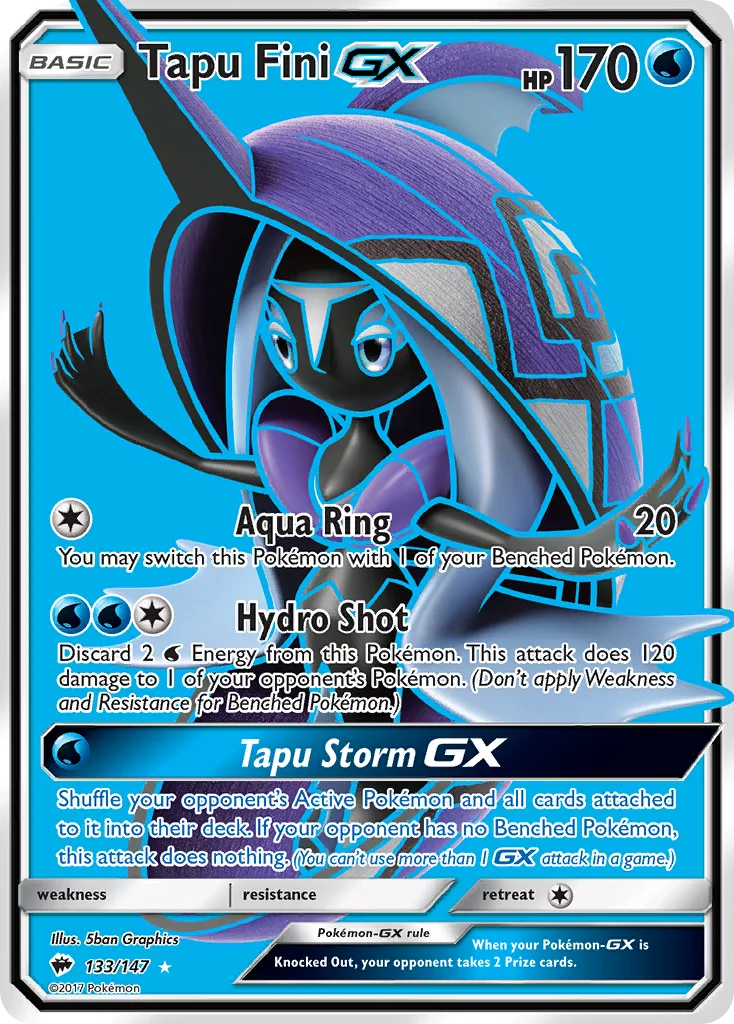 Tapu Fini-GX, Burning Shadows #133/147