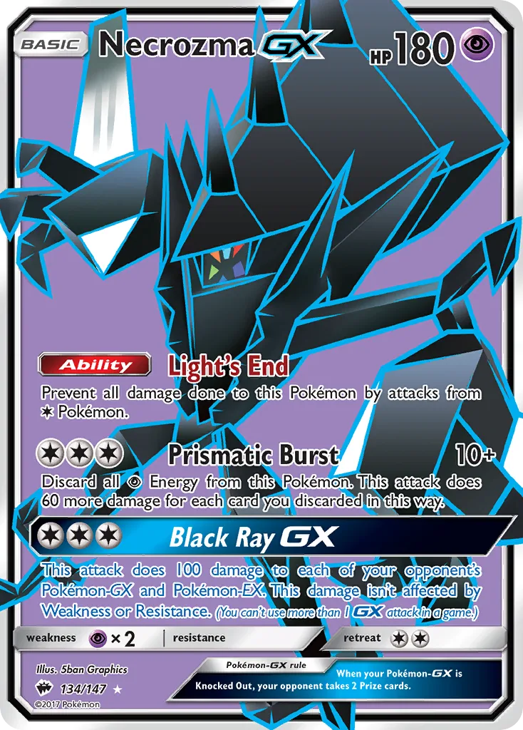 Necrozma-GX, Burning Shadows #134/147