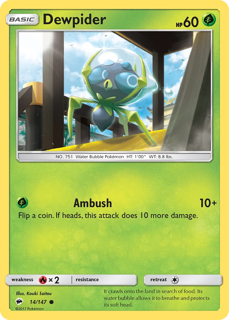 Dewpider, Burning Shadows #14/147