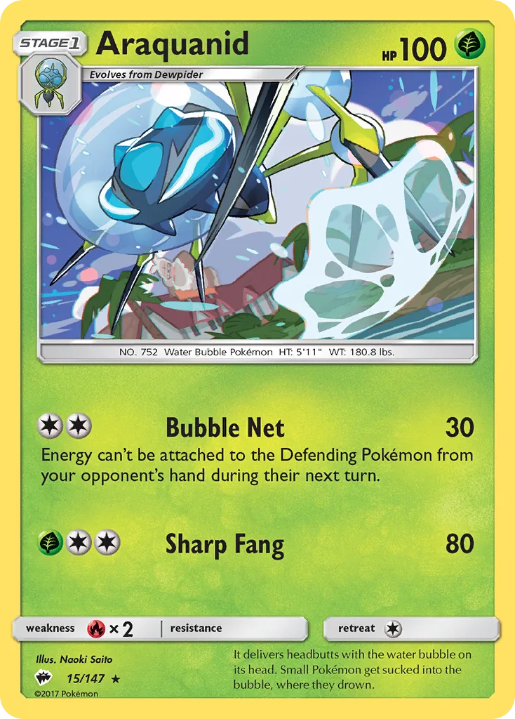 Araquanid, Burning Shadows #15/147
