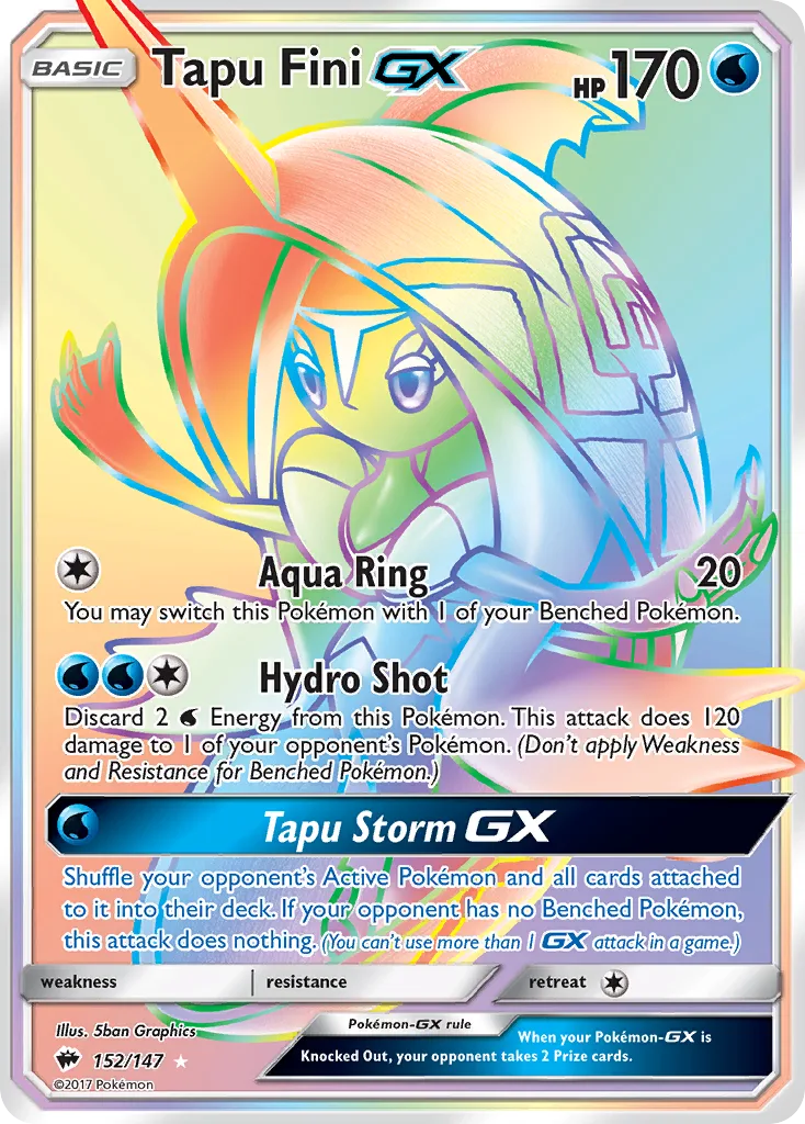 Tapu Fini-GX, Burning Shadows #152/147