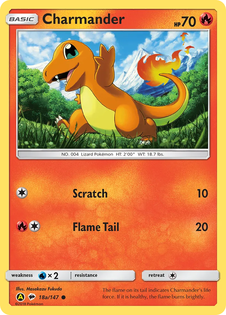 Charmander, Burning Shadows #18a/147
