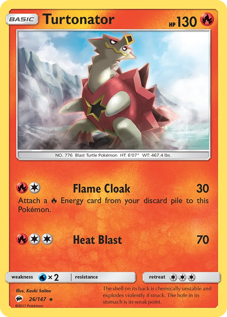 Turtonator, Burning Shadows #26/147