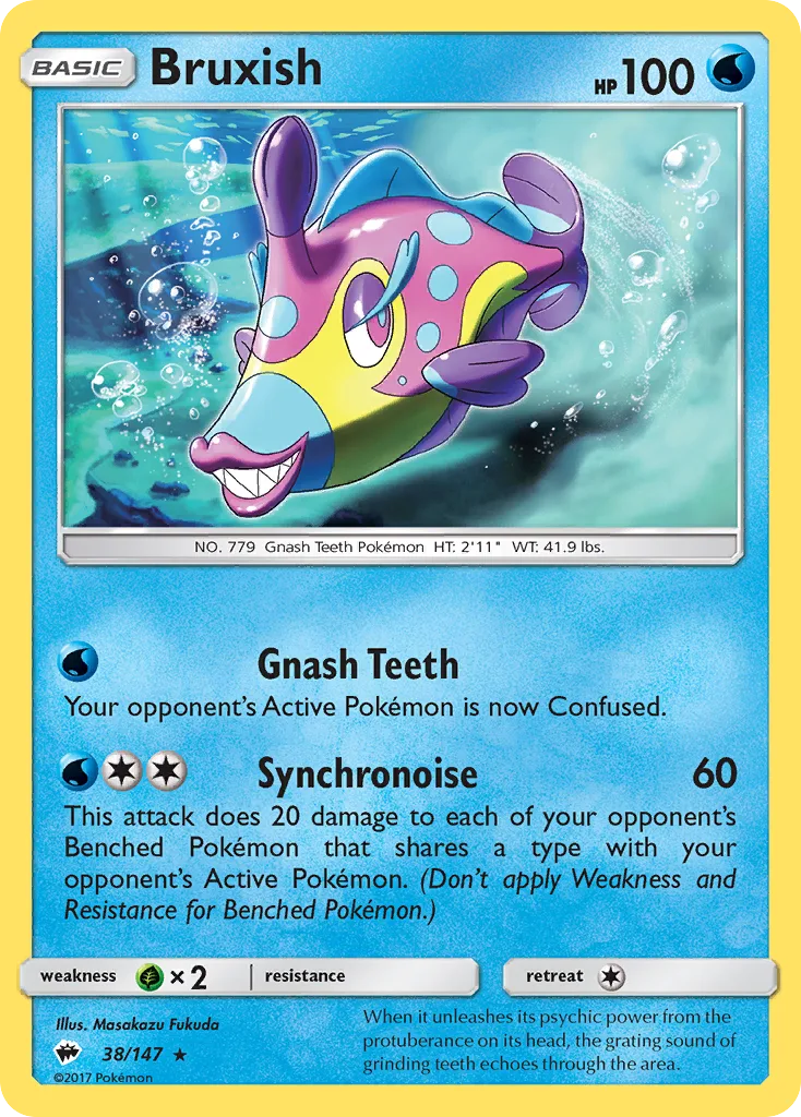 Bruxish, Burning Shadows #38/147