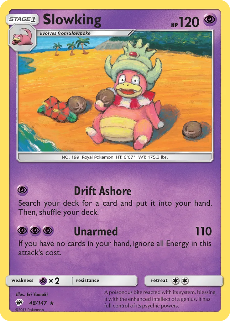 Slowking, Burning Shadows #48/147