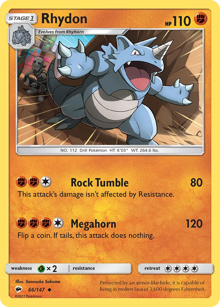 Rhydon, Burning Shadows #66/147