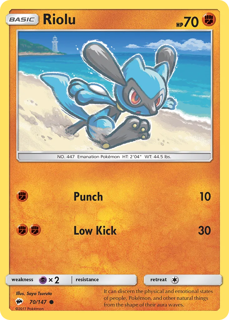 Riolu, Burning Shadows #70/147