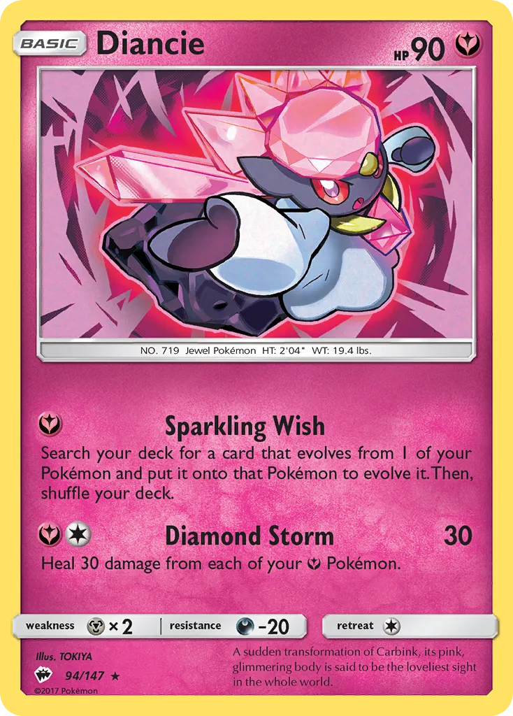 Diancie, Burning Shadows #94/147