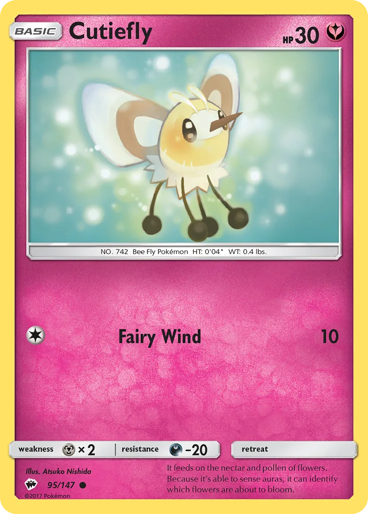 Cutiefly, Burning Shadows #95/147