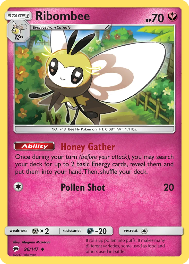 Ribombee, Burning Shadows #96/147
