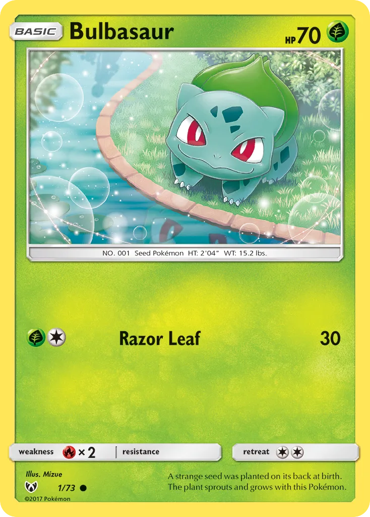 Bulbasaur, Shining Legends #1/73