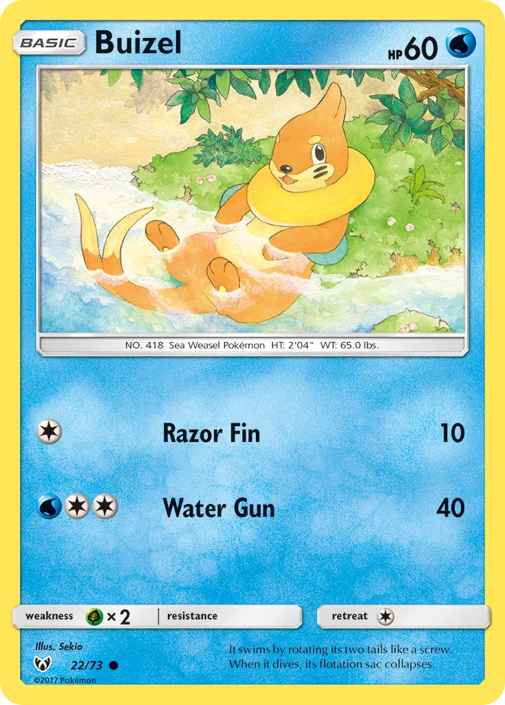 Buizel, Shining Legends #22/73