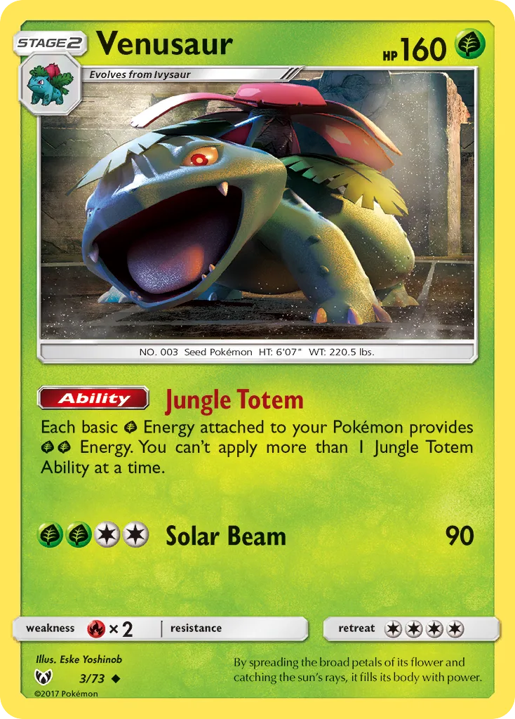 Venusaur, Shining Legends #3/73