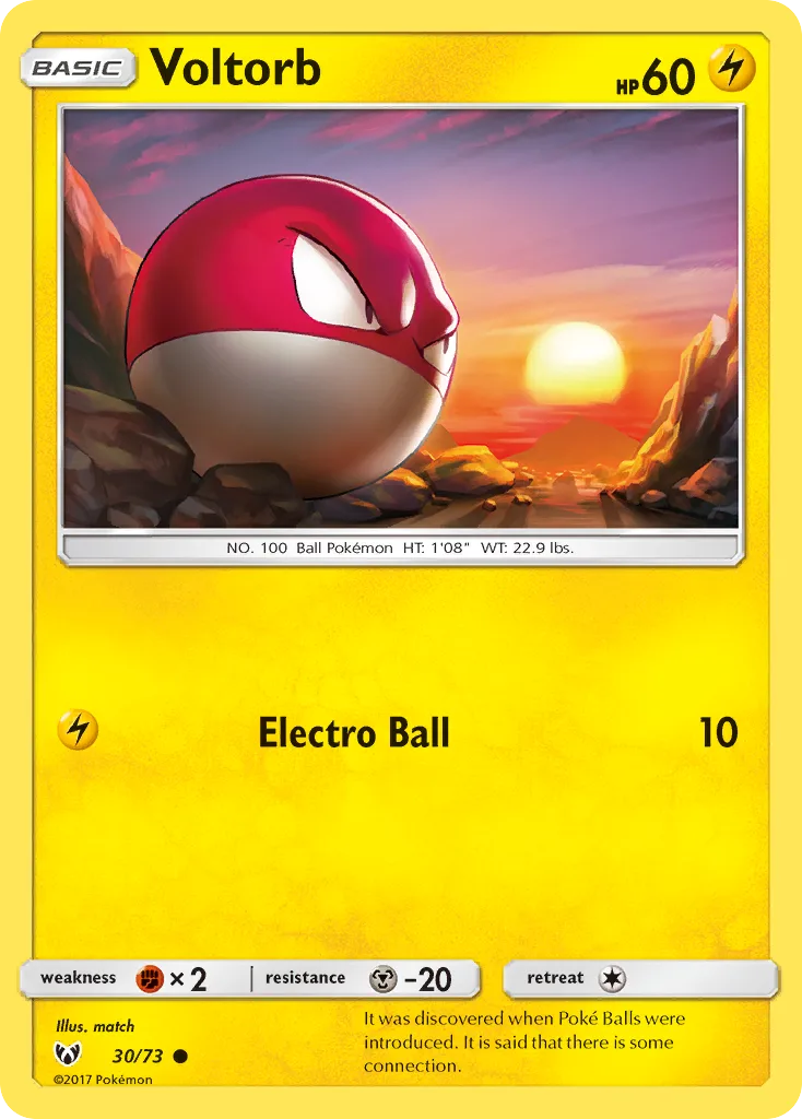 Voltorb, Shining Legends #30/73