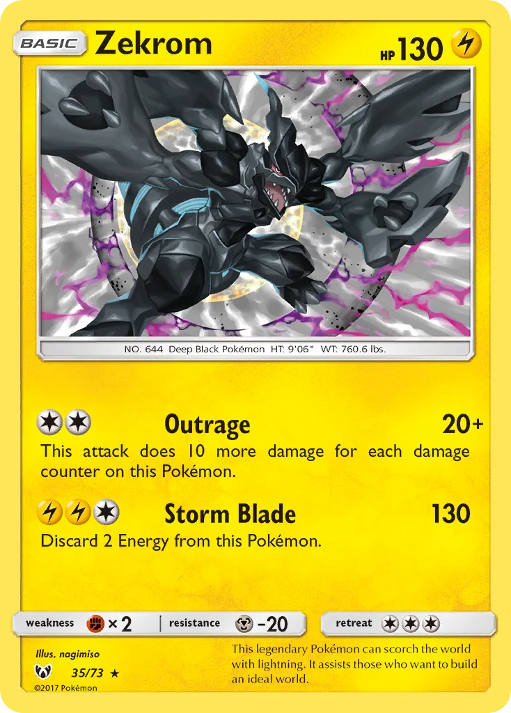 Zekrom, Shining Legends #35/73
