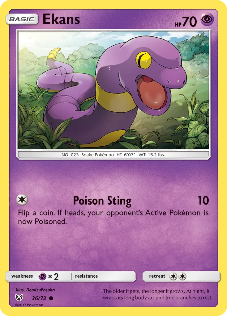 Ekans, Shining Legends #36/73