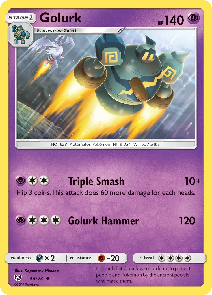 Golurk, Shining Legends #44/73