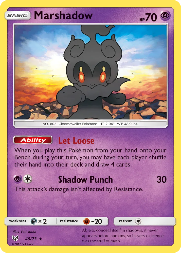 Marshadow, Shining Legends #45/73