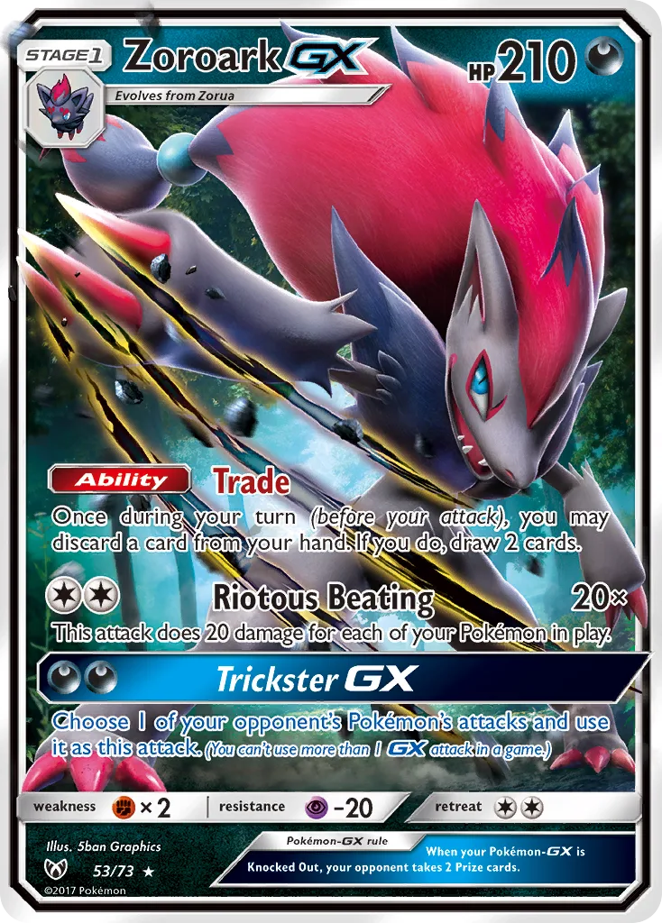 Zoroark-GX, Shining Legends #53/73
