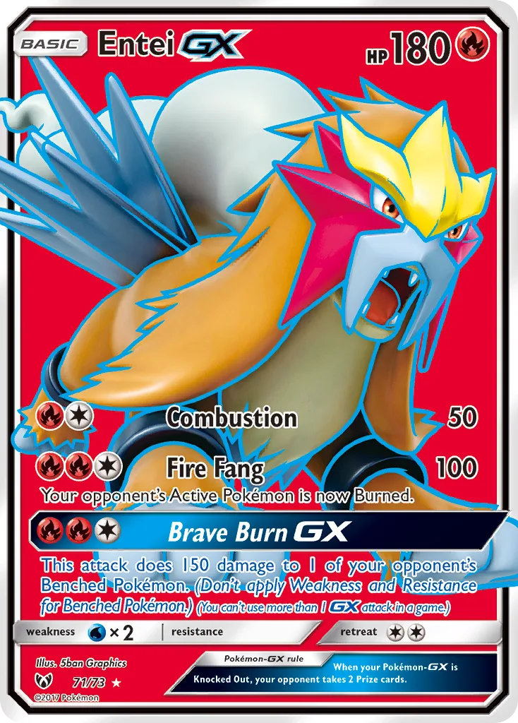 Entei-GX, Shining Legends #71/73