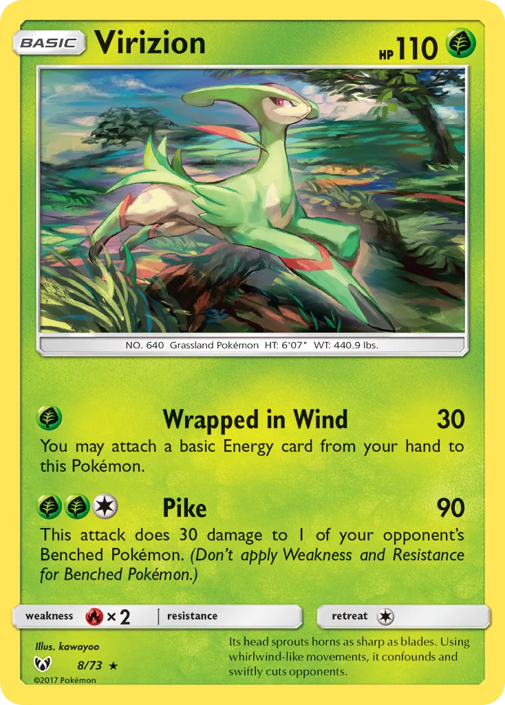 Virizion, Shining Legends #8/73
