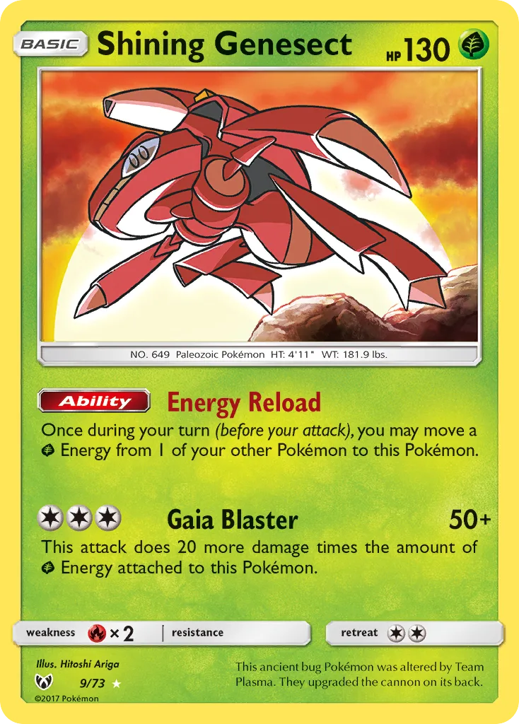 Shining Genesect, Shining Legends #9/73