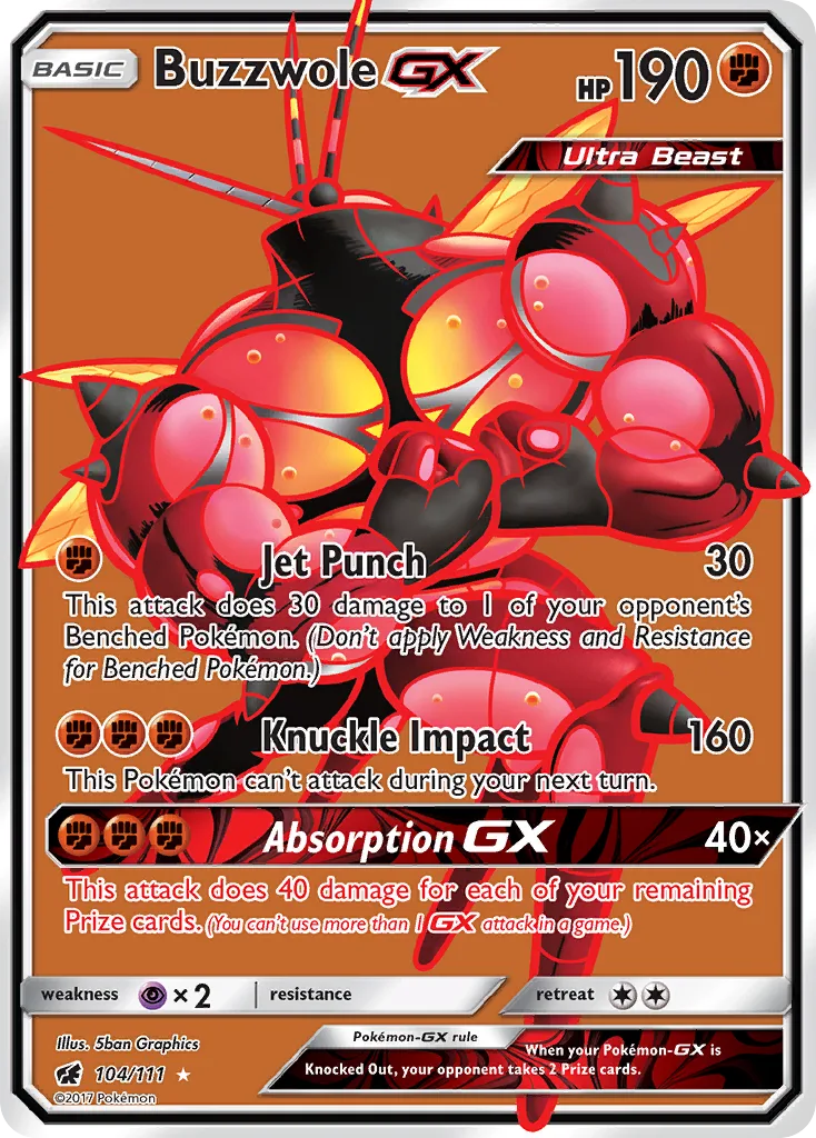 Buzzwole-GX, Crimson Invasion #104/111