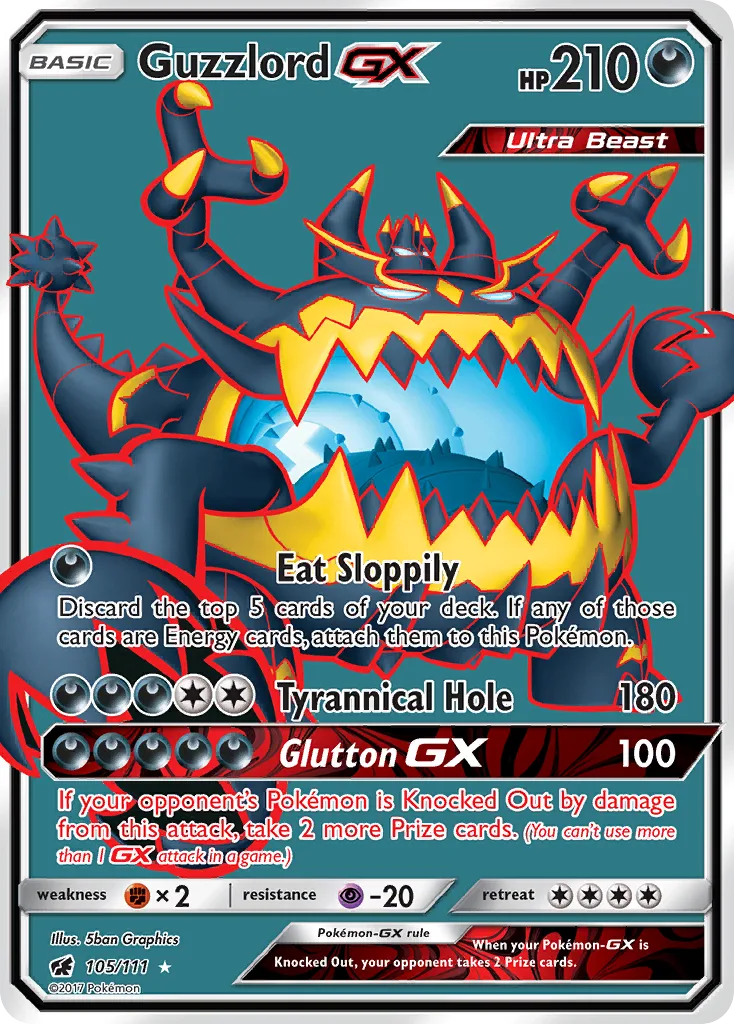 Guzzlord-GX, Crimson Invasion #105/111