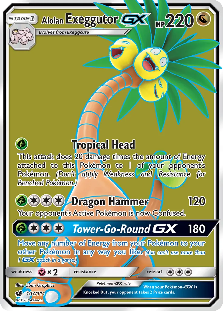 Alolan Exeggutor-GX, Crimson Invasion #107/111