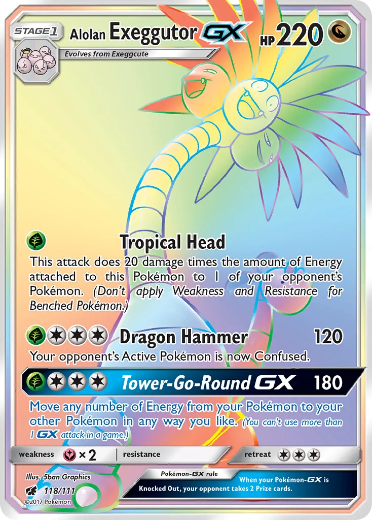 Alolan Exeggutor-GX, Crimson Invasion #118/111