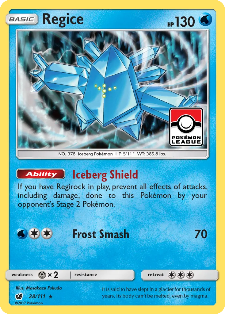 Regice, Crimson Invasion #28/111