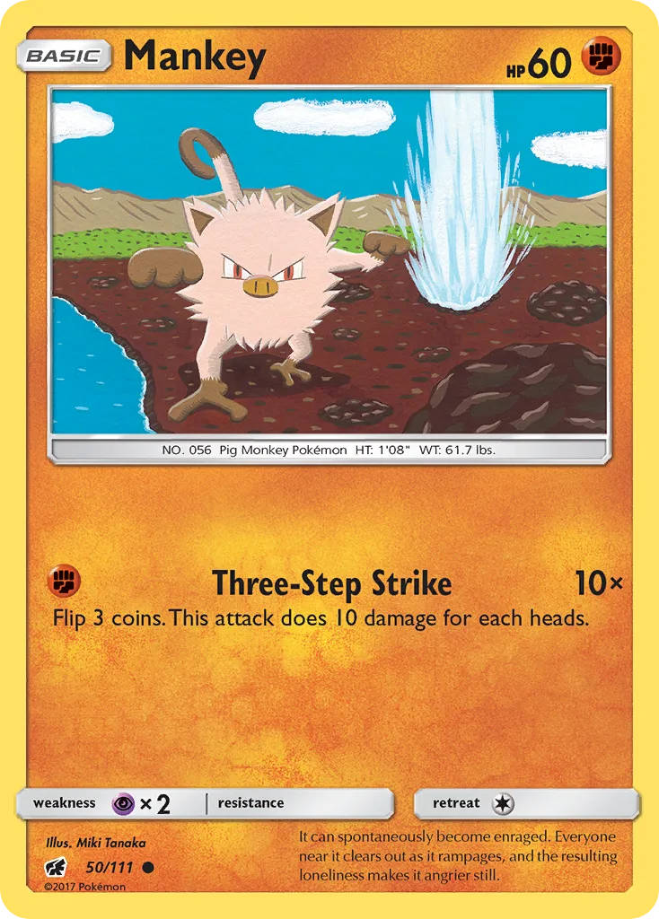 Mankey, Crimson Invasion #50/111