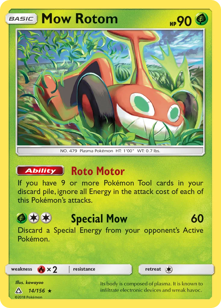 Mow Rotom, Ultra Prism #14/156