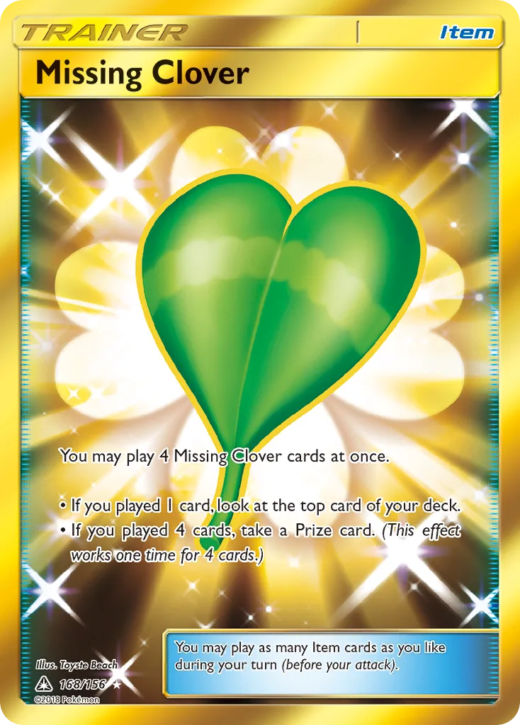 Missing Clover, Ultra Prism #168/156