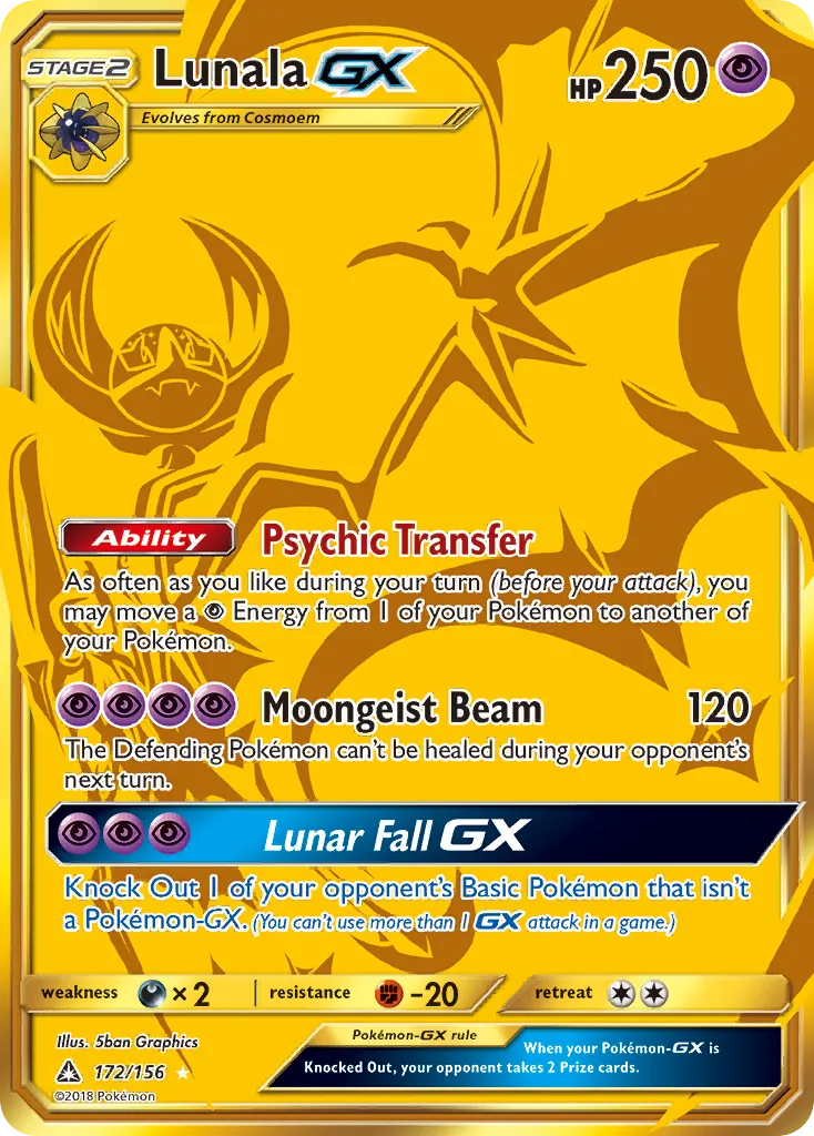 Lunala-GX, Ultra Prism #172/156