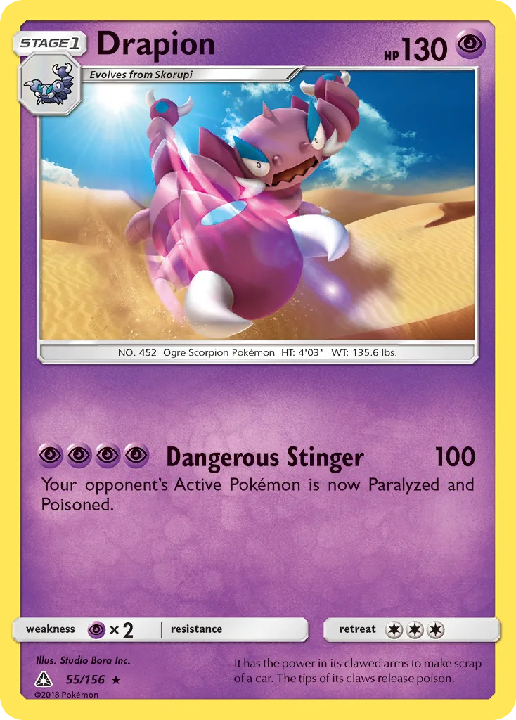 Drapion, Ultra Prism #55/156