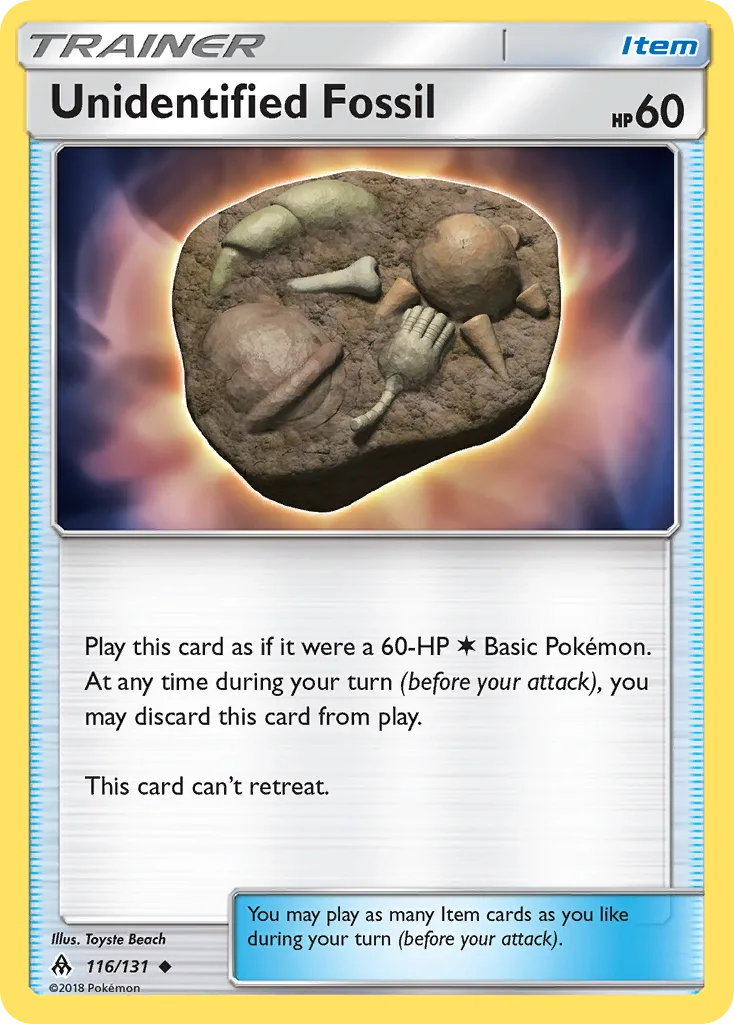 Unidentified Fossil, Forbidden Light #116/131