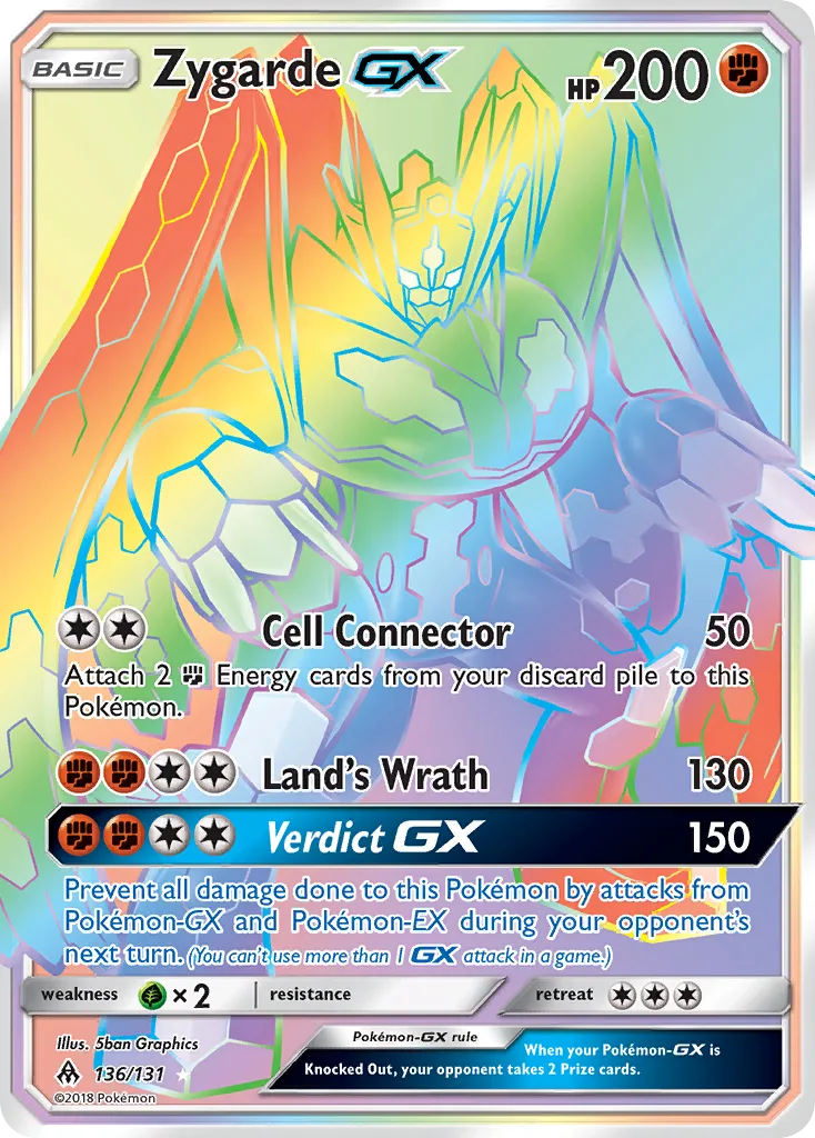 Zygarde-GX, Forbidden Light #136/131