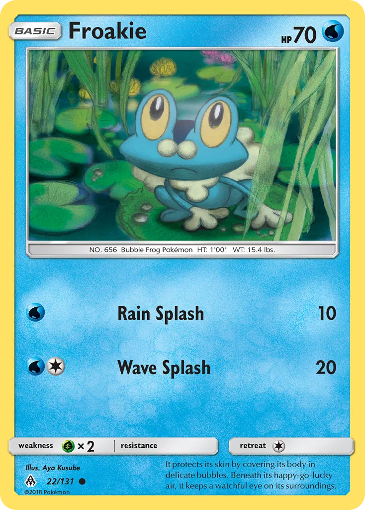 Froakie, Forbidden Light #22/131